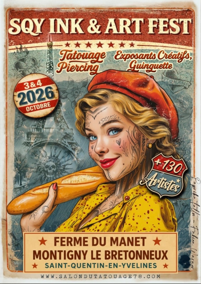 Salon Du Tatouage De Saint Quentin En Yvelines 3 October 2026