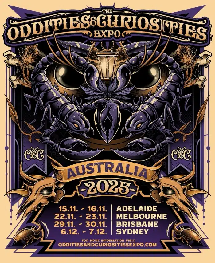 Australia Oddities & Curiosities Expo Australia Oddities & Curiosities Expo 15 November 2025