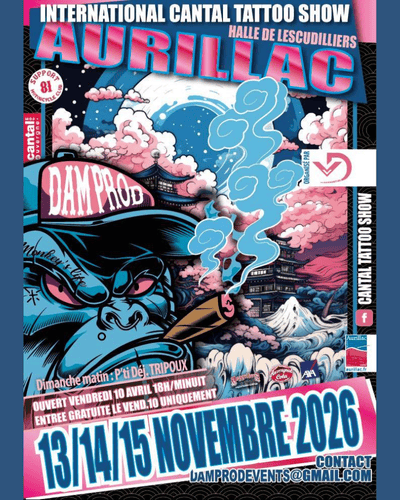 Cantal Tattoo Show 2026 13 November 2026