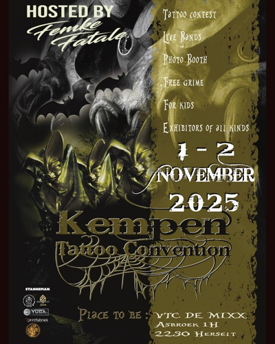 Kempen Tattoo Convention #6 Kempen Tattoo Convention #6 1 November 2025