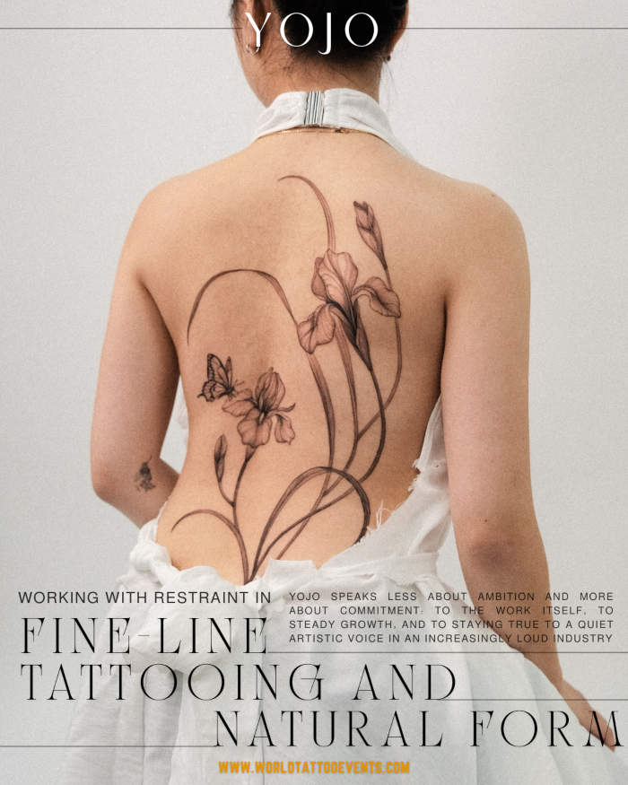 Joohyun Jo - Yojo • Working with Restraint in Fine-Line Tattooing and Natural Form Joohyun Jo - Yojo • Working with Restraint in Fine-Line Tattooing and Natural Form 28 December 2025