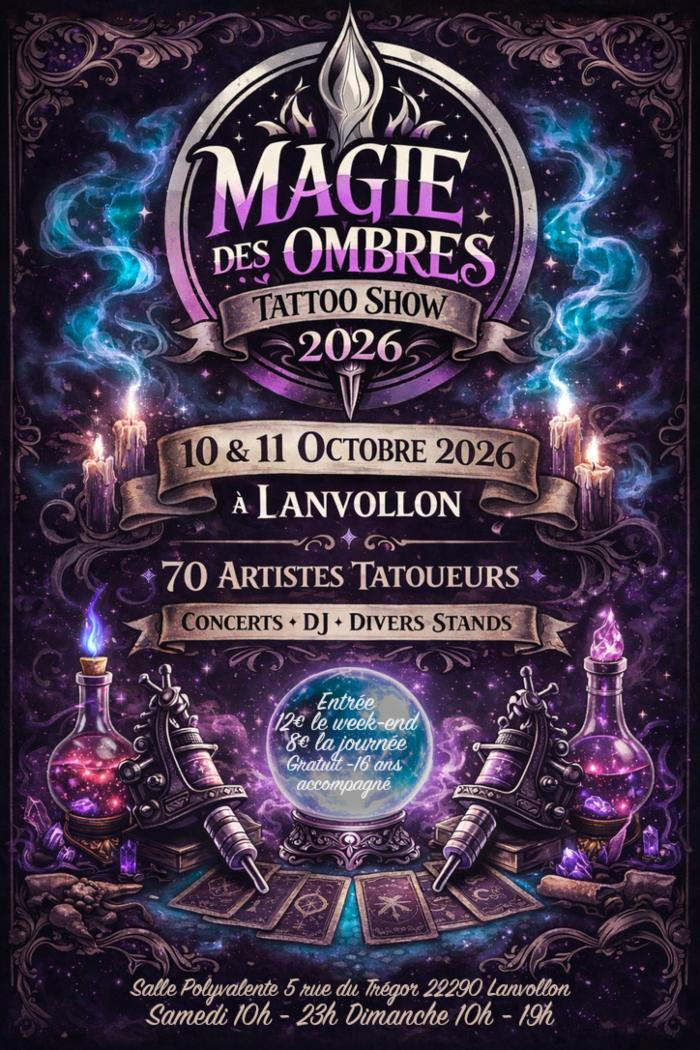 Magie des Ombres Tattoo Show 10 October 2026