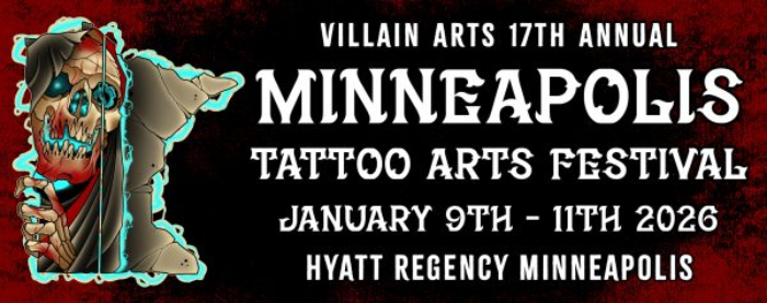 Minneapolis Tattoo Arts Festival #17 9 January 2026