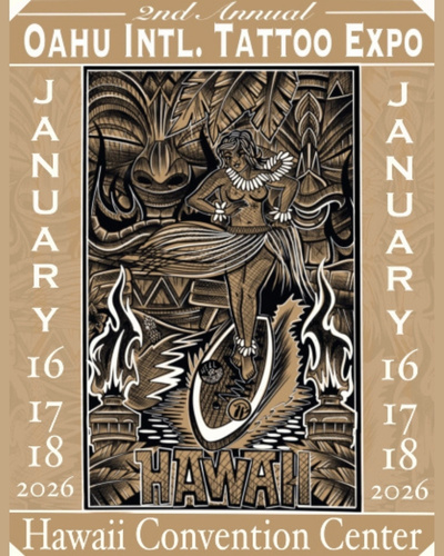 Oahu Tattoo Expo #2 16 January 2026