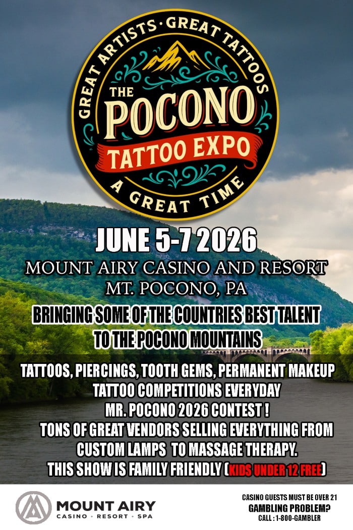 Pocono Tattoo Expo 5 June 2026