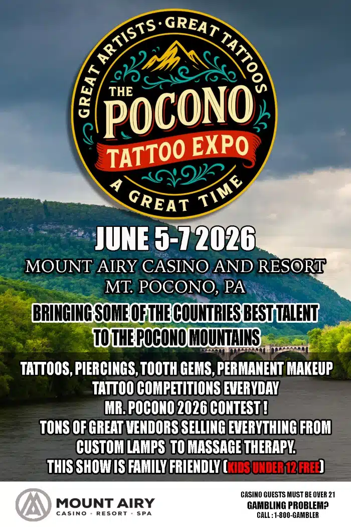 Pocono Tattoo Expo (2026) Pocono Tattoo Expo (2026) 5 June 2026