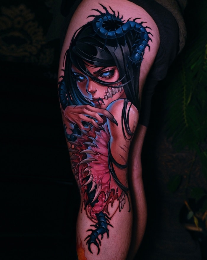 Tania • Neotraditional with a Twist - When Anime Tattooing Becomes a Way of Life Tania • Neotraditional with a Twist - When Anime Tattooing Becomes a Way of Life 8 January 2026