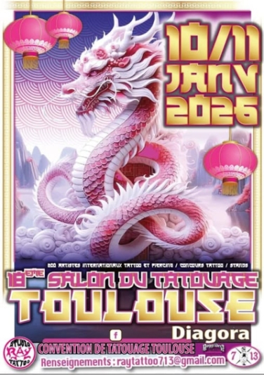 Toulouse Tattoo Convention #18 10 January 2026