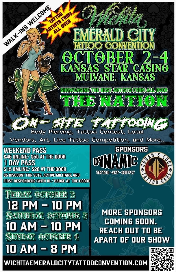 Wichita Emerald City Tattoo Convention 2 October 2026