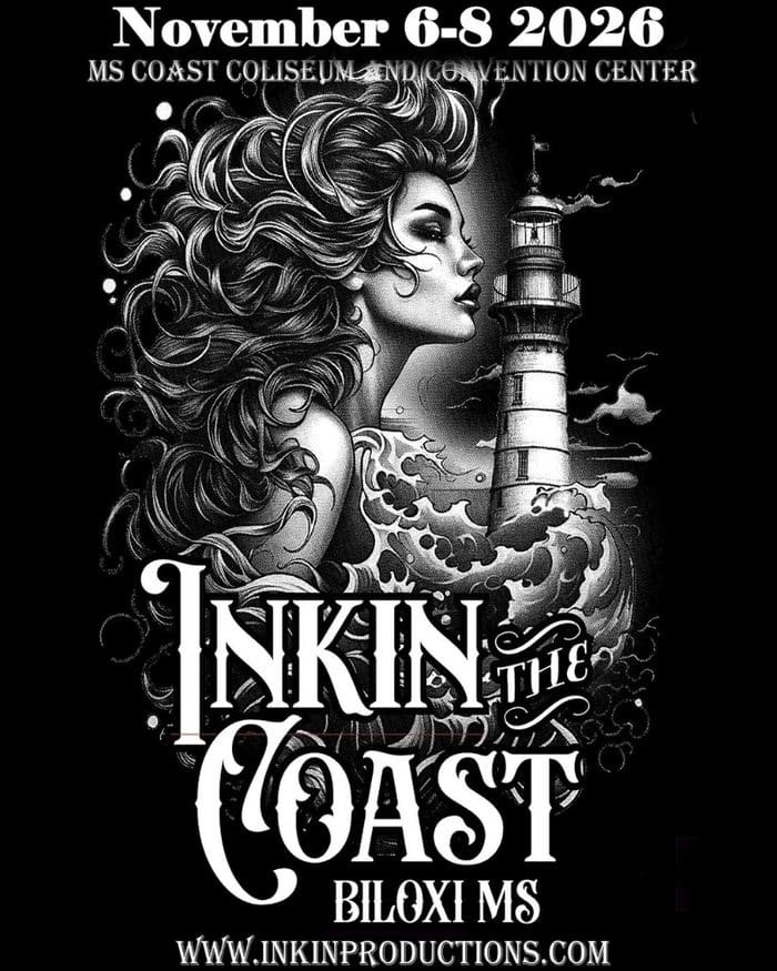 INKIN THE COAST TATTOO FESTIVAL 2026 6 November 2026