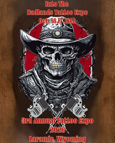 Into the Badlands Tattoo Expo 2026 16 October 2026