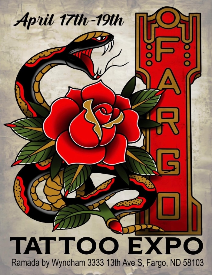 Fargo Tattoo Expo 2026 17 April 2026