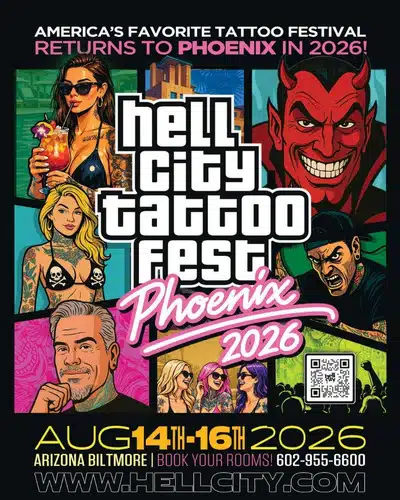 Hell City Tattoo Festival - Phoenix (2026) 14 August 2026