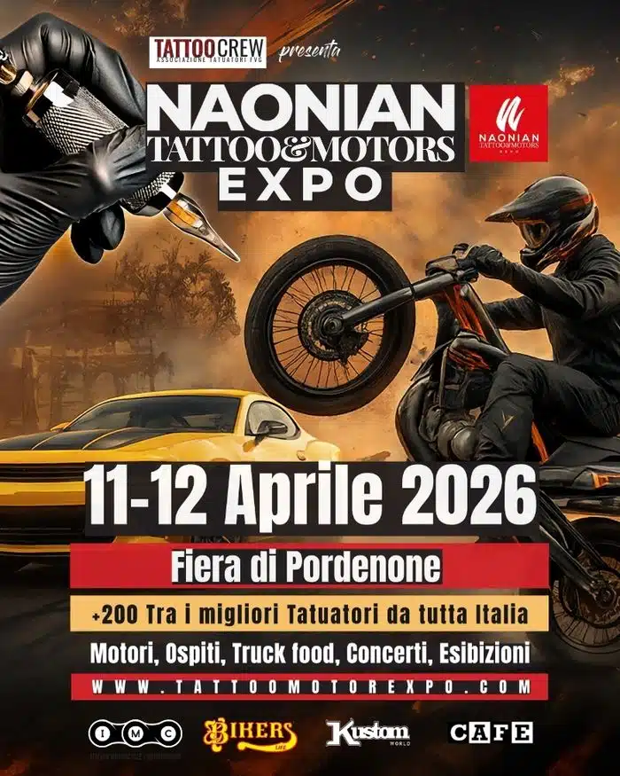 Naonian Tattoo & Motors Expo (2026) Naonian Tattoo & Motors Expo (2026) 11 April 2026