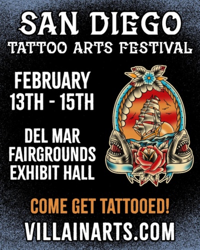 San Diego Tattoo Arts Festival #4 13 February 2026