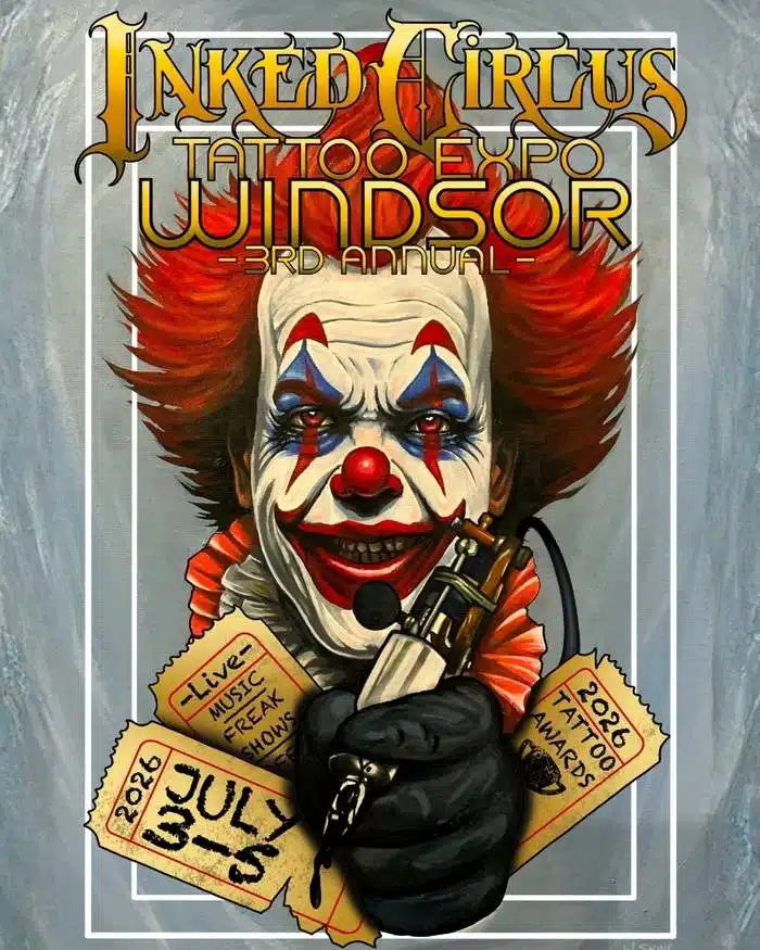 Inked Circus Tattoo Expo - Windsor #3 (2026) Inked Circus Tattoo Expo - Windsor #3 (2026) 3 July 2026