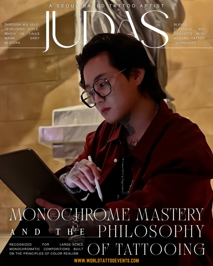 Judas • Monochrome Mastery and the Philosophy of Tattooing Judas • Monochrome Mastery and the Philosophy of Tattooing 16 February 2026