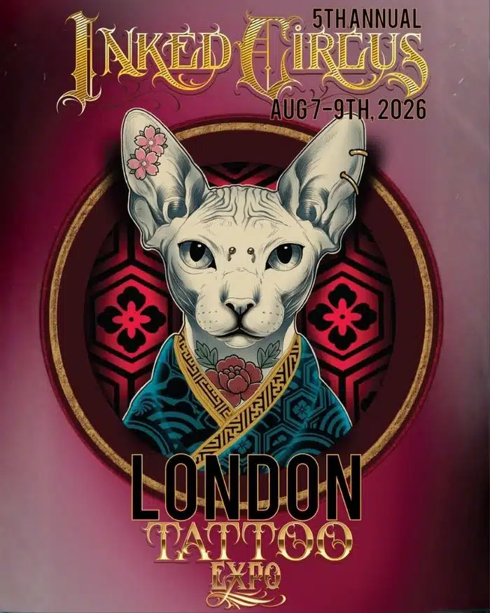 Inked Circus Tattoo Expo - London #5 (2026) Inked Circus Tattoo Expo - London #5 (2026) 7 August 2026