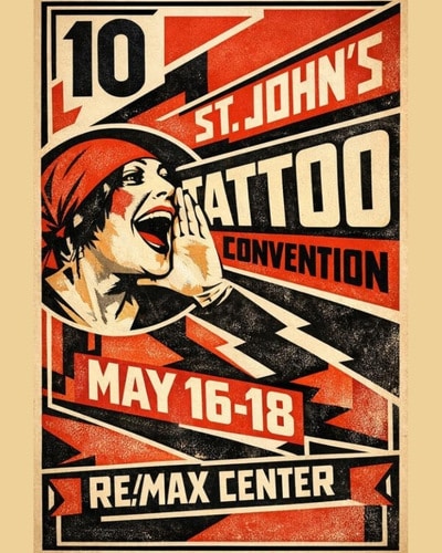 St. John's Tattoo Convention #10 (2026) 16 May 2026