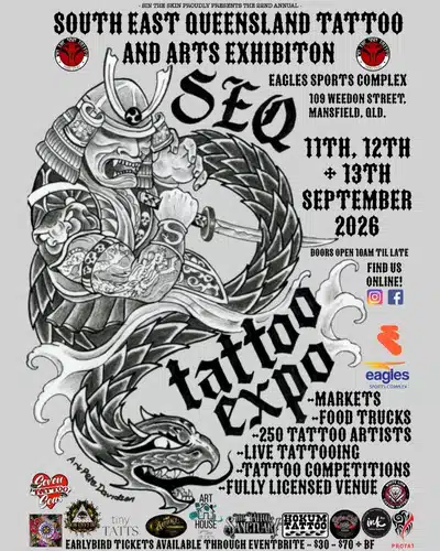 South East Queensland Tattoo & Arts Exhibition (2026) 11 September 2026
