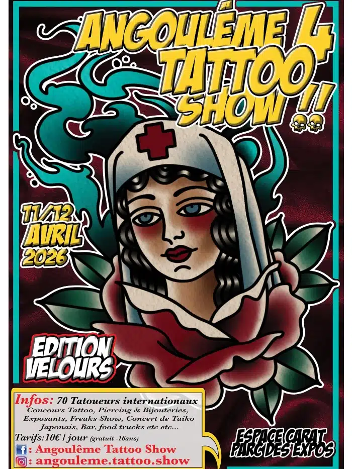 Angouleme Tattoo Show #4 (2026) Angouleme Tattoo Show #4 (2026) 11 April 2026