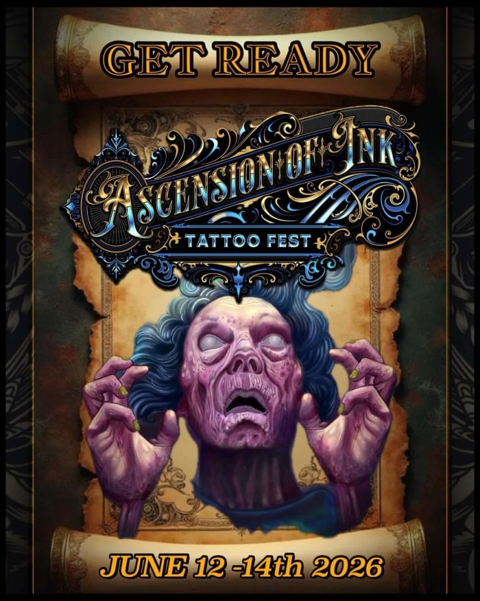 Ascension Of Ink Tattoo Fest #1 (2026) Ascension Of Ink Tattoo Fest #1 (2026) 12 June 2026