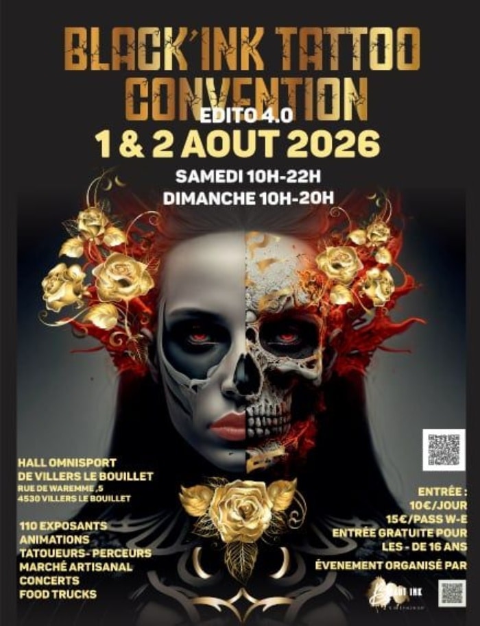Black Ink Tattoo Convention #4 (2026) Black Ink Tattoo Convention #4 (2026) 1 August 2026