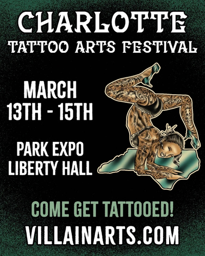 Charlotte Tattoo Arts Convention #5 13 March 2026