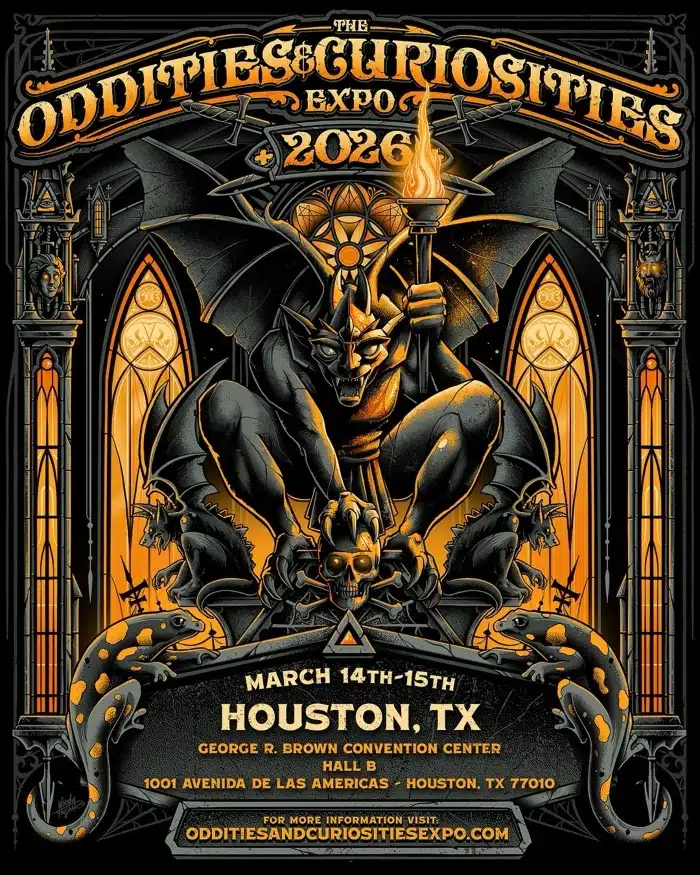 Houston Oddities & Curiosities Expo (2026) 14 March 2026