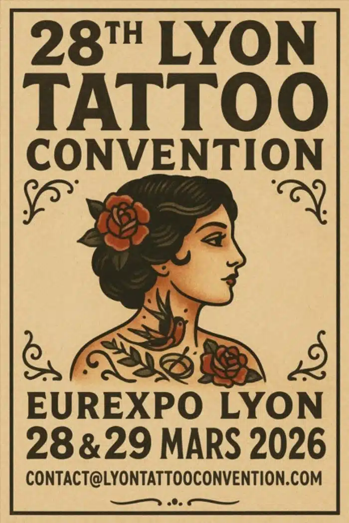 Lyon Tattoo Convention #28 (2026) Lyon Tattoo Convention #28 (2026) 28 March 2026