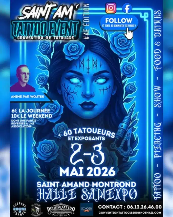 Saint AM' Tattoo Event #4 (2026) Saint AM' Tattoo Event #4 (2026) 2 May 2026