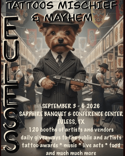 Tattoos Mischief & Mayhem Euless 3 September 2026