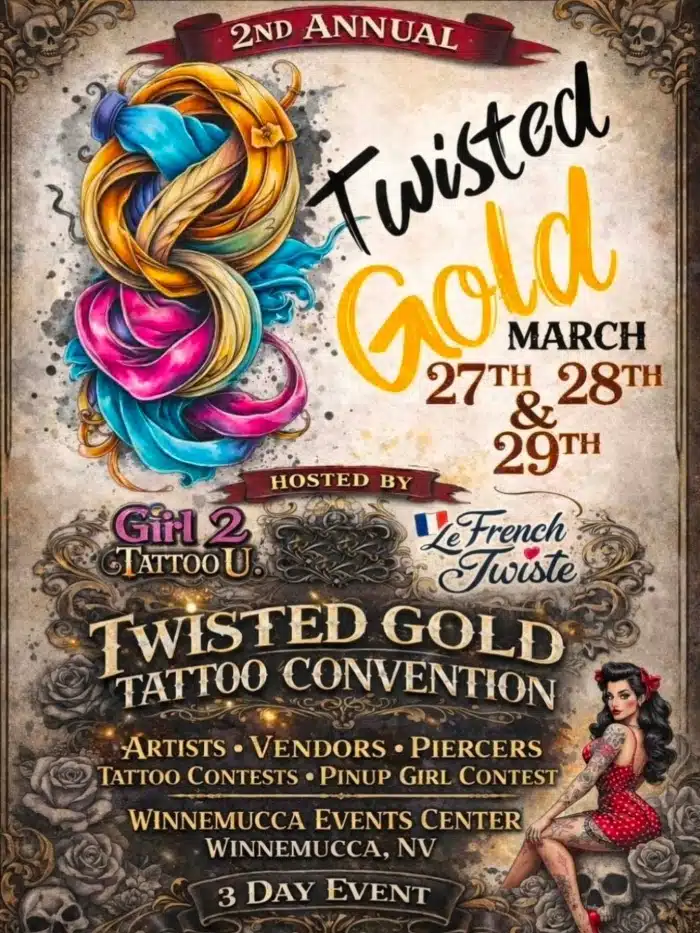 Twisted Gold Tattoo Convention #2 (2026) Twisted Gold Tattoo Convention #2 (2026) 27 March 2026