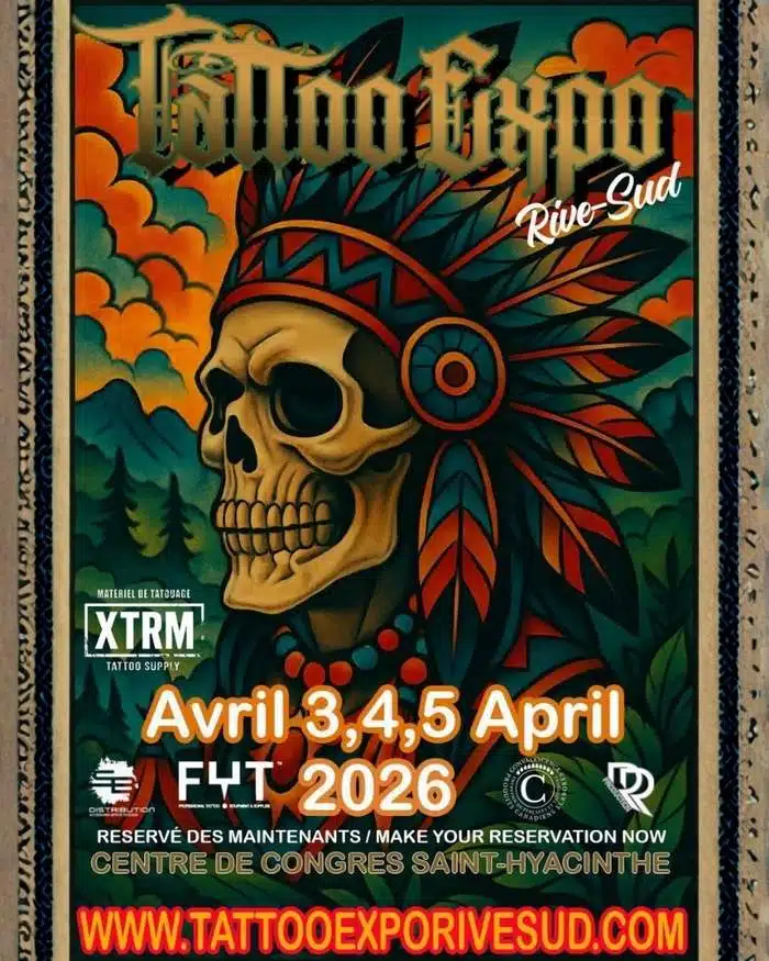 Rive Sud Tattoo Expo (2026) Rive Sud Tattoo Expo (2026) 3 April 2026