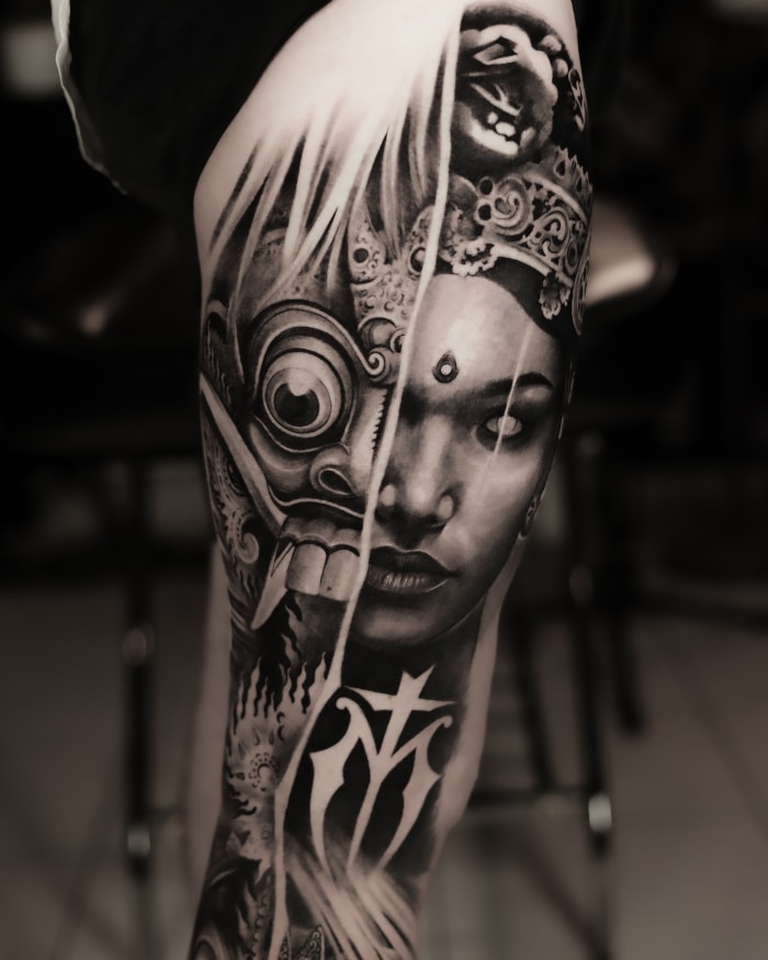 Gusk Dharmanik • Balinese Mythology Through Black & Grey Realism Gusk Dharmanik • Balinese Mythology Through Black & Grey Realism 14 April 2026