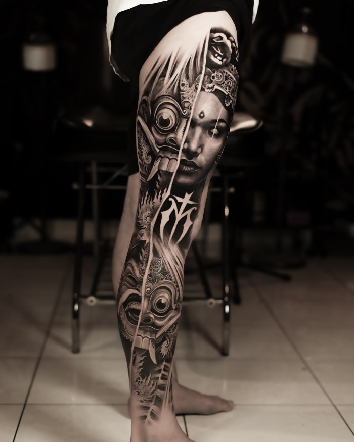 Gusk Dharmanik • Balinese Mythology Through Black & Grey Realism Gusk Dharmanik • Balinese Mythology Through Black & Grey Realism 14 April 2026