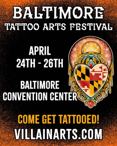 Baltimore Tattoo Arts Festival #18 24 April 2026