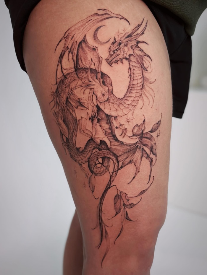 Lena Zhdanova • Intentional Storytelling Through Fine Line Tattooing Lena Zhdanova • Intentional Storytelling Through Fine Line Tattooing 26 March 2026