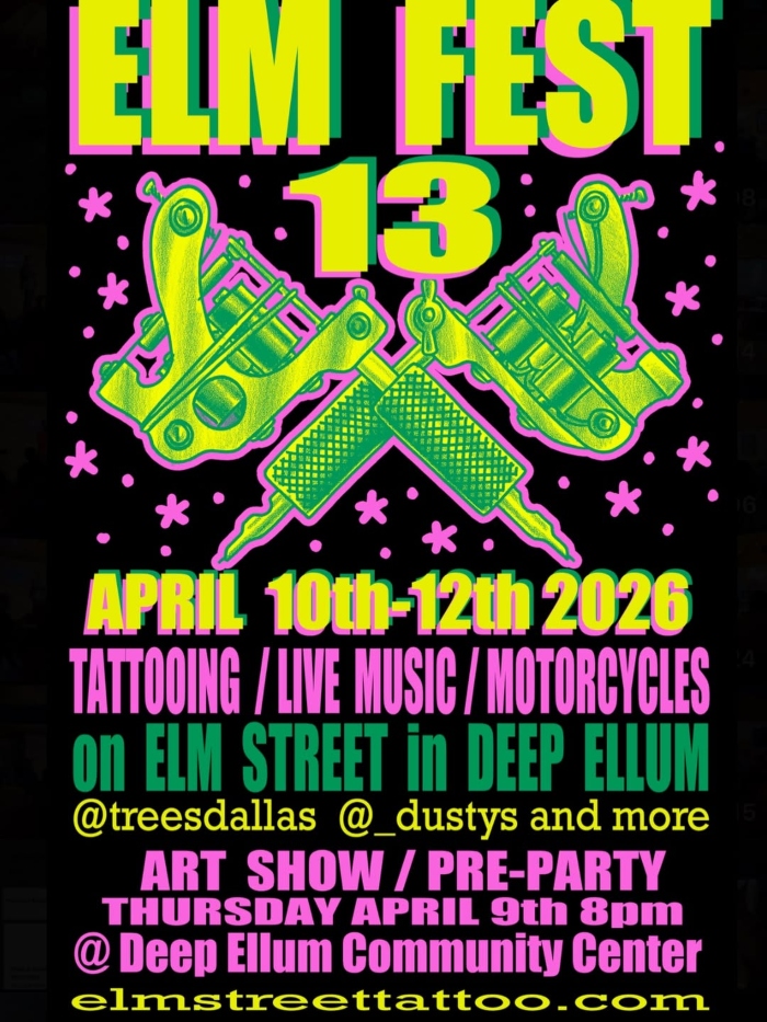 Elm Street Music & Tattoo Festival (2026) Elm Street Music & Tattoo Festival (2026) 10 April 2026