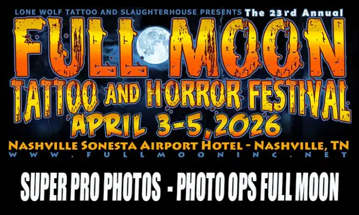 Full Moon Tattoo & Horror Fest (2026) Full Moon Tattoo & Horror Fest (2026) 3 April 2026