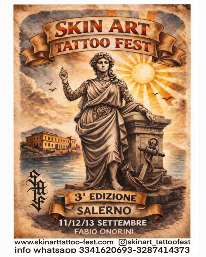 Skin Art Tattoo Fest Salerno #3 (2026) Skin Art Tattoo Fest Salerno #3 (2026) 11 September 2026