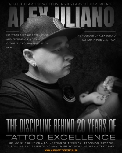 Alex Uliano • The Discipline Behind 20 Years of Tattoo Excellence 2 April 2026