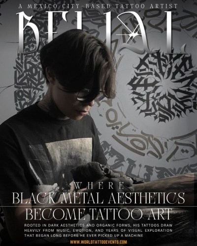 Belial • Where Black Metal Aesthetics Become Tattoo Art 12 April 2026