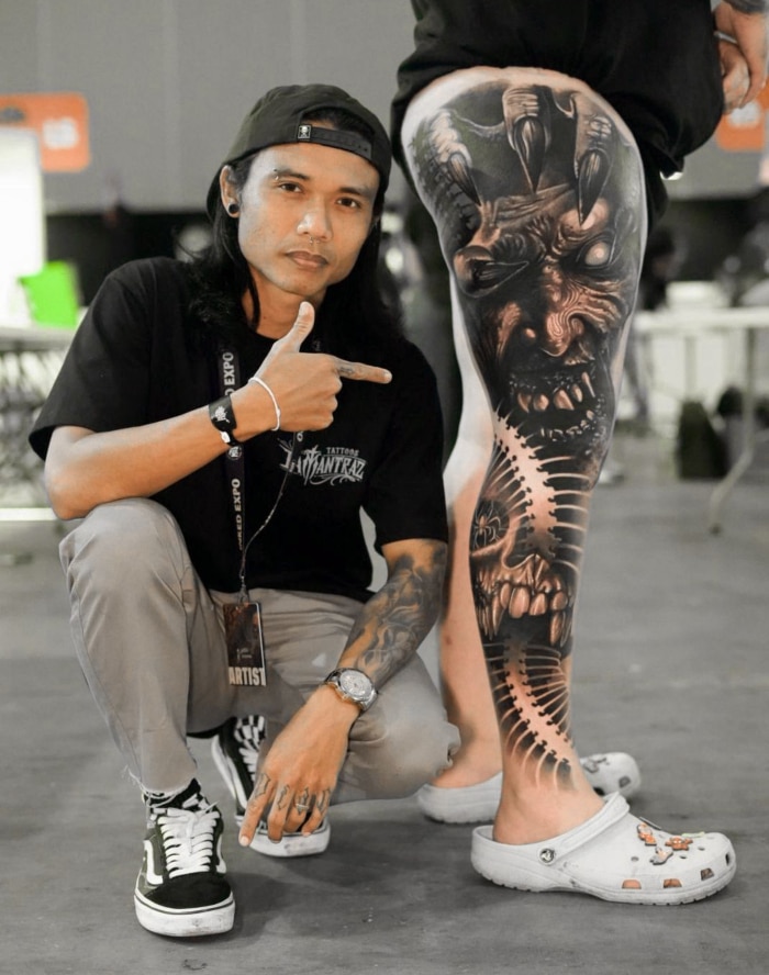 Gusk Dharmanik • Balinese Mythology Through Black & Grey Realism Gusk Dharmanik • Balinese Mythology Through Black & Grey Realism 14 April 2026