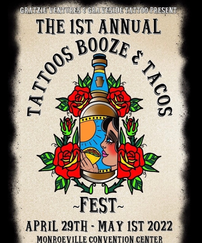 Tattoos Booze & Tacos Expo #1 (2022) Tattoos Booze & Tacos Expo #1 (2022) 29 April 2022