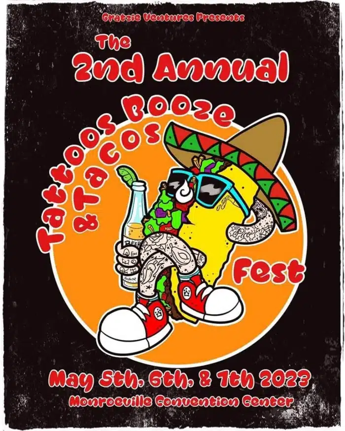 Tattoos Booze & Tacos Expo #2 (2023) Tattoos Booze & Tacos Expo #2 (2023) 5 May 2023