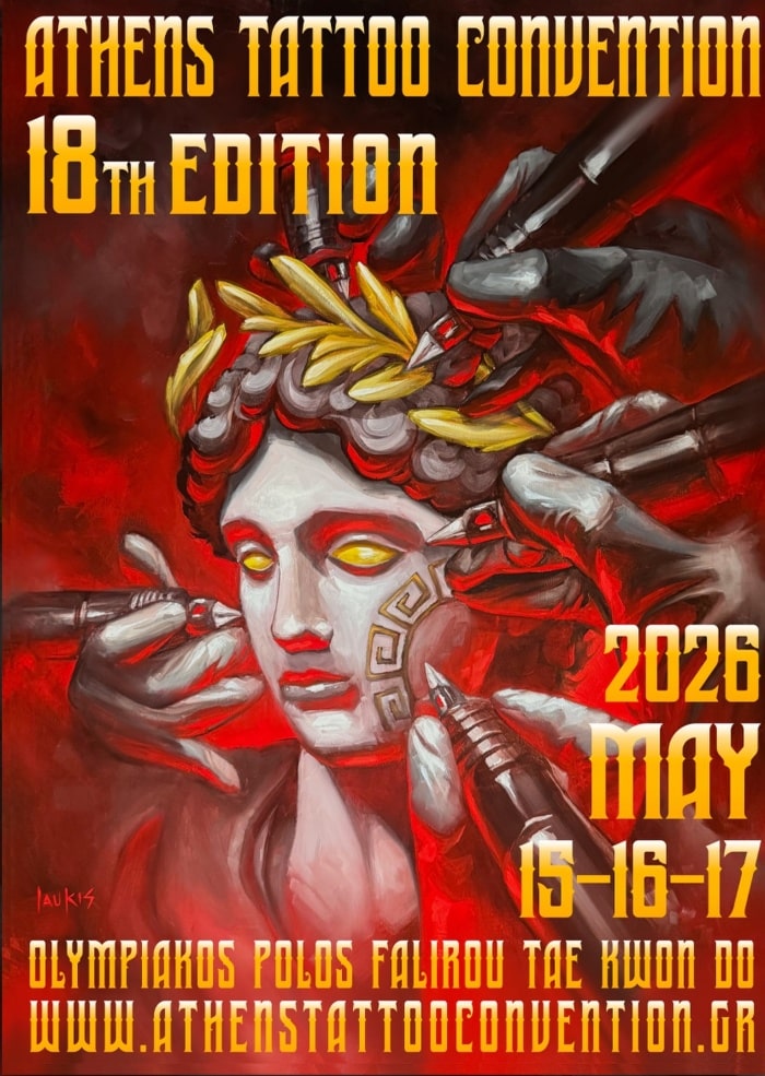 Athens Tattoo Convention #18 (2026) Athens Tattoo Convention #18 (2026) 15 May 2026