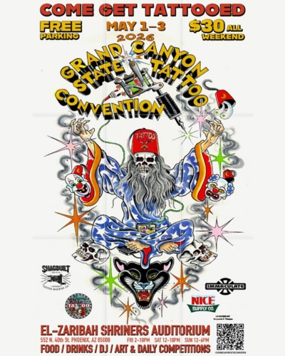 Grand Canyon State Tattoo Convention 1 May 2026