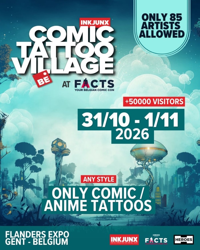 Inkjunx Comic Tattoo Village - Facts #2 (2026) Inkjunx Comic Tattoo Village - Facts #2 (2026) 31 October 2026