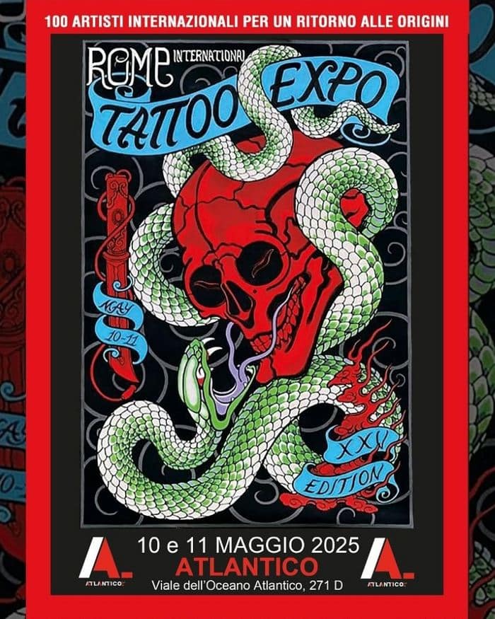 Roma Tattoo Expo #25 (2025) Roma Tattoo Expo #25 (2025) 10 May 2025